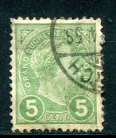 LUXEMBOURG- Y&T N°72- Oblitéré - 1895 Adolphe Right-hand Side