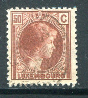 LUXEMBOURG- Y&T N°172- Oblitéré - 1926-39 Charlotte Rechtsprofil