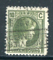 LUXEMBOURG- Y&T N°165- Oblitéré - 1926-39 Charlotte Right-hand Side