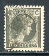 LUXEMBOURG- Y&T N°171- Oblitéré - 1926-39 Charlotte De Perfíl Derecho