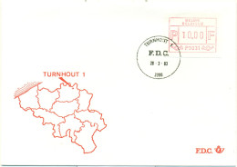 FDC ATM P3031 Turnhout - Storia Postale