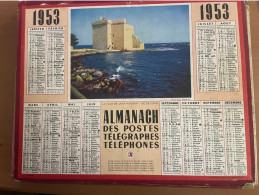 CALENDRIER ALMANACH DES POSTES  1953 / ILE DE LERINS - Groot Formaat: 1941-60