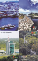Brunei 4 Phonecard  - - Landscape, City - Brunei