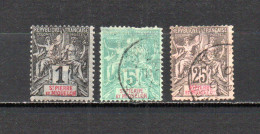 San Pedro Y Miquelon   1892  .-   Y&T   Nº    59-62-66     ( B ) - Used Stamps