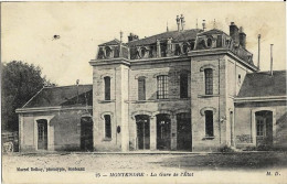 MONTENDRE (17) Gare De L'Etat Ed. Delboy 25, Envoi 1916 - Montendre