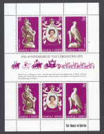 Samoa, 1978, Coronation Jubilee Of Queen Elisabeth II, Royal, MNH Sheetlet, Michel 372-374 - Samoa