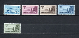 San Pedro Y Miquelon   1938  .-   Y&T   Nº    183/185-187/188 - Gebraucht