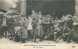 GREVE  Générale Des Chemins De Fer  ( Salle Des Bagages ) - Sciopero
