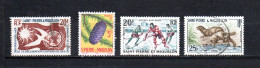 San Pedro Y Miquelon   1958  .-   Y&T   Nº    358-359-360/361 - Used Stamps