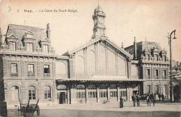 Belgique - Huy - La Gare Du Nord Belge  - PhoB - Animé - Carte Postale Ancienne - Hoei
