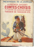 CONTES CHOISIS - ALPHONSE DAUDET - BIBLIOTHÈQUE DE LA JEUNESSE - HACHETTE 1948 - Bibliothèque De La Jeunesse