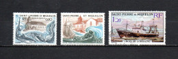 San Pedro Y Miquelon   1974-76  .-   Y&T   Nº    439/440-453 - Usados