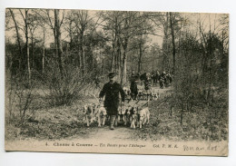 CHASSE à COURRE 315 Foret  En Route Pour Attaque Chiens Et Oiqueurs 1920 Coll T .M .L No 4 - Chasse