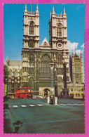 289914 / United Kingdom - London - Westminster Abbey , Double-decker Bus Monument PC 160 Great Britain - Westminster Abbey