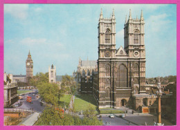 289919 / United Kingdom - London -  Westminster Abbey , Big Ben Double-decker Bus PC 78 Great Britain Grande-Bretagne - Westminster Abbey