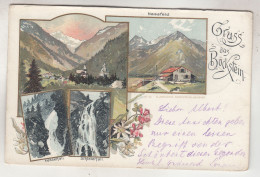 C6775) GRUSS Aus BÖCKSTEIN - LIHTO  Nassfeld - Kesselfall - Schleierfall 1897 - Böckstein