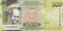 GUINEA 500 FRANCS 2018 P 52 UNS SC NUEVO - Guinée