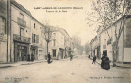 St André De Sangonis * Avenue De La Gare * Mercerie Pâtisserie * Coiffeur - Autres & Non Classés