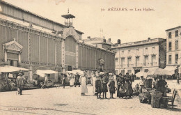 Béziers * Place Et Les Halles * Marché Foire - Beziers