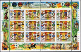 Lesotho, 1982, Soccer World Cup Spain, Football, Sports, MNH Sheetlet, Michel 373-384 - Lesotho (1966-...)