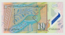 Banknote Macedonia 10 Denari 2018 UNC - Nordmazedonien