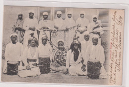 CPA-SOMALIE-SOMALY SONGS-GROUPE MUSICAL-INSTRUMENTS-belle Carte - Somalie