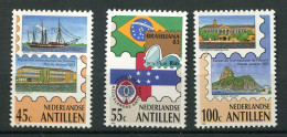 Antilles Néerlandaise ** N° 681 à 683- Brasiliana 83 - - Antilles