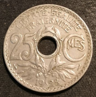 FRANCE - 25 CENTIMES 1928 - Lindauer - Gad 380 - KM 867a - 25 Centimes