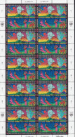 UNO GENF 215-218, Bogen, Gestempelt, UNCED, 1992 - Blocks & Sheetlets