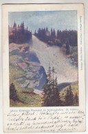 C6791) Oberer KRIMMLER WASSERFALL Im Salzburgischen E. Gehbe ALT  KRIMML - Gel. Böckstein 1900 - Krimml