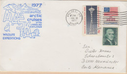 USA Alaska Arctic Cruises Lindblad Explorer Cover Ca Valdez  18 JUL 1977 (WW167B) - Arktis Expeditionen