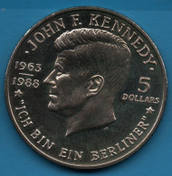 NIUE 5 DOLLARS 1988 KM# 17 JOHN F. KENNEDY ICH BIN EIN BERLINER - Niue
