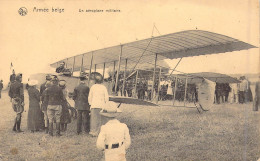 Militaria - Armée Belge - Un Aéroplane Militaire - Carte Postale Ancienne - Regimente