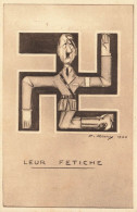 WW2 Guerre 39/45 War * CPA Illustrateur Paul REMY 1940 * Adolf HITLER Hitler Nazi NAZI Nazisme Hitler Croix Gammée - Weltkrieg 1939-45