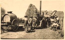 St Paul De Varax * Carte Photo * Jour De Battage à La Ferme De Bleymet Ou Bleynet * Batteuse Agricole Agricutlure Ain - Non Classés