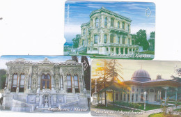Turkey 3 Phonecards Alcatell  - - - Summer Places (complete Series) - Türkei