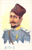 Militaria - Albert Beerts - Soldat - Moustache - Carte Postale Ancienne - Characters