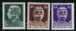 France Base Navale Italienne à Bordeaux N°4/6 - Neuf * Avec Charnière - TB - Guerre (timbres De)