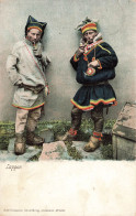 Suède - Lappar - Axel Eliassons Konstforiag - Costume Traditionnel - Colorisé - Carte Postale Ancienne - Suecia