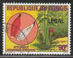 CONGO - N°1076 AH  Obl (1998) Fruits : Surcharge "LEGAL" - Oblitérés