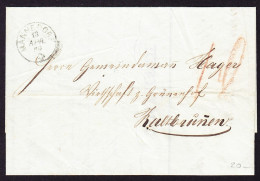 1859 Rechnung Der Firma Bindschedler, Zum Weinberg In Männedorf. Männedorf Nach Kaltbrunnen - ...-1845 Prephilately