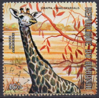 BURUNDI - 1v - Used - Giraffes Giraffe Girafes Giraffen Girafe Giraffe Jirafa Jirafas Mammals Fauna Animals - Jirafas
