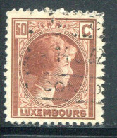 LUXEMBOURG- Y&T N°172- Oblitéré - 1926-39 Charlotte Di Profilo Destro