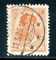 LUXEMBOURG- Y&T N°125- Oblitéré - 1921-27 Charlotte De Face