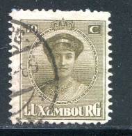 LUXEMBOURG- Y&T N°122- Oblitéré - 1921-27 Charlotte Frontansicht