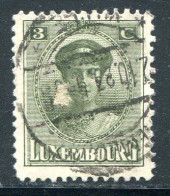 LUXEMBOURG- Y&T N°120- Oblitéré - 1921-27 Charlotte De Frente