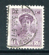 LUXEMBOURG- Y&T N°121- Oblitéré - 1921-27 Charlotte Di Fronte