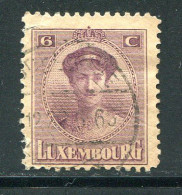 LUXEMBOURG- Y&T N°121- Oblitéré - 1921-27 Charlotte De Frente