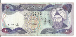 IRAK 10 DINARS 1980-82 VF P 71 - Iraq