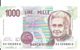 ITALIE 1000 LIRE 1990 UNC P 114 A - 1000 Liras